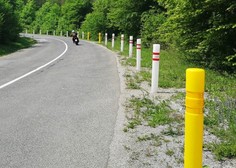 Novi rumeni in beli stebrički ob slovenskih cestah – štiri stvari, ki jih morate vedeti
