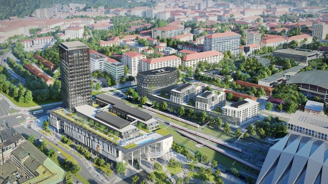 Projekt Emonika: Dobro si jo oglejte, takšna bo nova podoba glavne železniške postaje v Ljubljani (foto: Mestna občina Ljubljana)