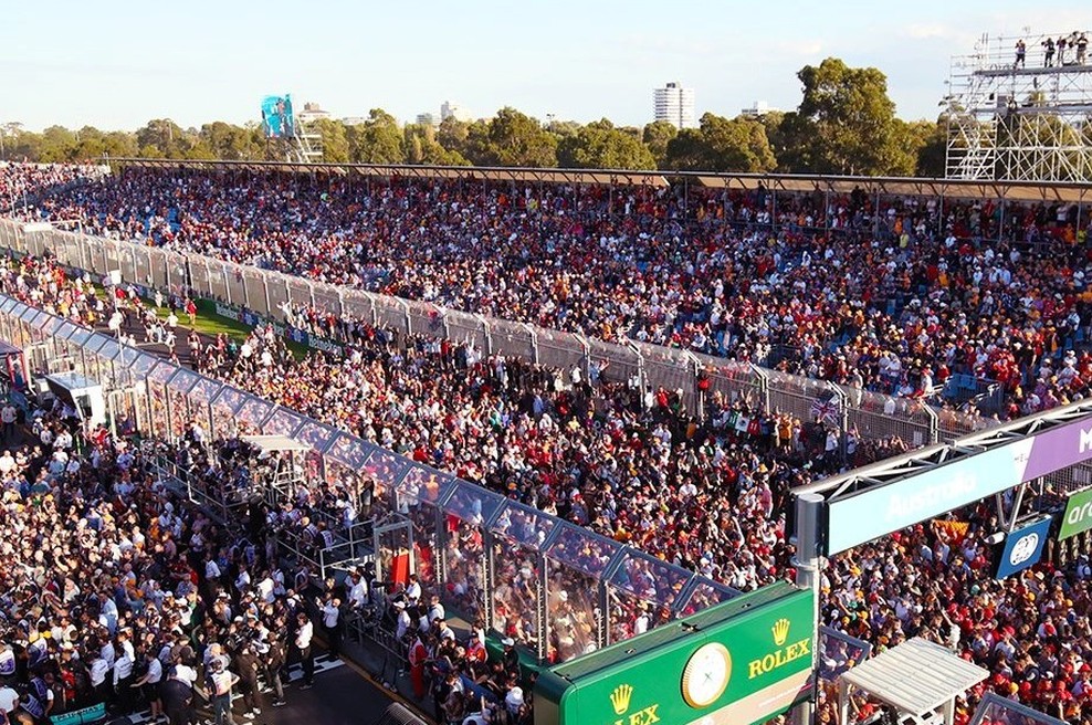 VIDEO: Rekorden obisk dirke Formule 1 (foto: Twitter/Sonoiya Lawrence)