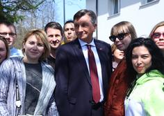 Borut Pahor v pogovoru z ukrajinskimi begunci. Bodo njihove PROŠNJE uresničene?