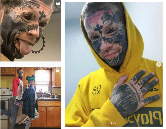 "Ljudje se me bojijo zaradi mojih 200 tetovaž, ampak jaz sem res dober človek" (foto: Instagram Neon Demon)