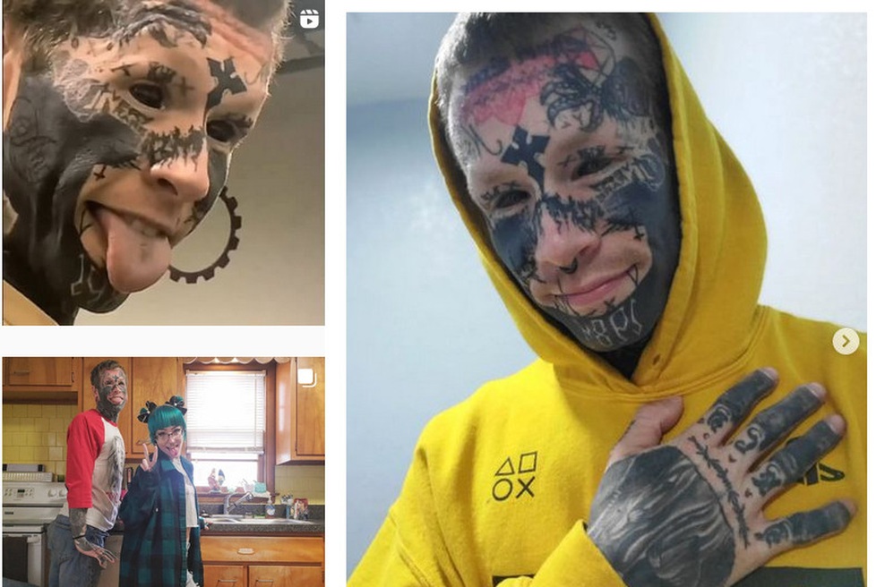 "Ljudje se me bojijo zaradi mojih 200 tetovaž, ampak jaz sem res dober človek" (foto: Instagram Neon Demon)