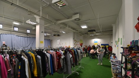 V Ljubljani vrata odprl ukrajinski dobrodelni center