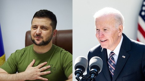 Zelenski podprl izjavo Bidna: "Gre za besede resničnega voditelja"
