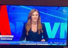 Voditeljica TV Dnevnika med tresenjem tal: “Opaaa, uuu…, v tem trenutku se dogaja potres!”
