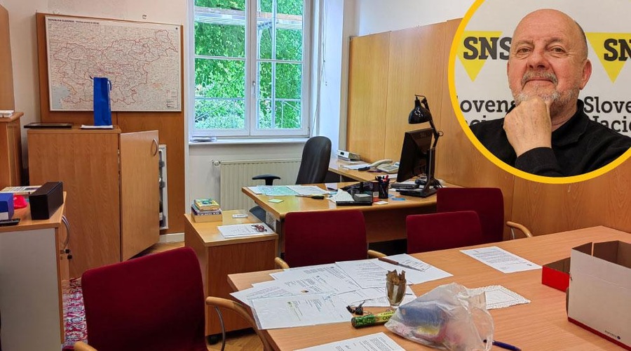 Zmago Jelinčič nas je povabil na obisk, ko je pakiral stvari iz svoje pisarne (FOTO in VIDEO) (foto: Uredništvo)
