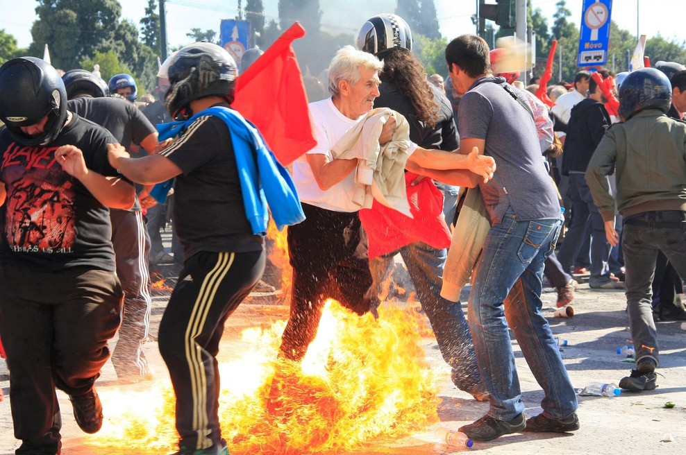 Evropa v znamenju prvomajskih shodov, a tudi izgredov (foto: Profimedia)