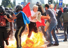 Evropa v znamenju prvomajskih shodov, a tudi izgredov