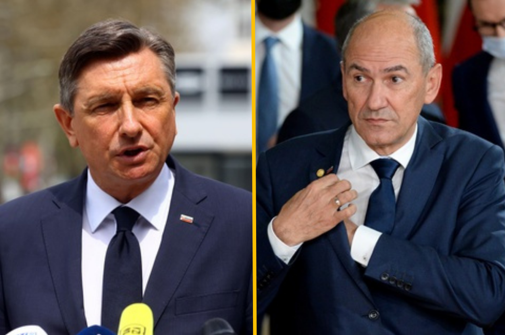Janša: država je v dobri kondiciji,  Pahor poziva k socialnemu dialogu (foto: uredništvo/fotomontaža)