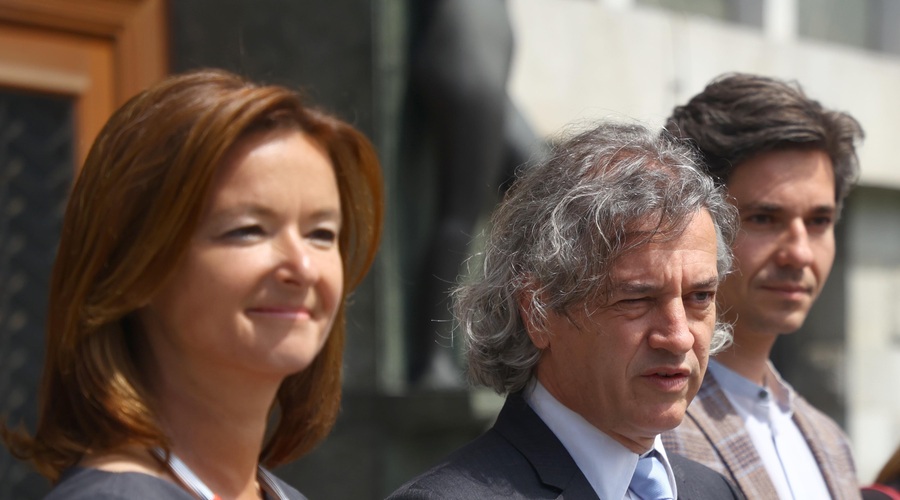Fajon, Golob in Mesec prvič skupaj spregovorili o naši prihodnosti! Kaj so povedali? (foto: Bobo)