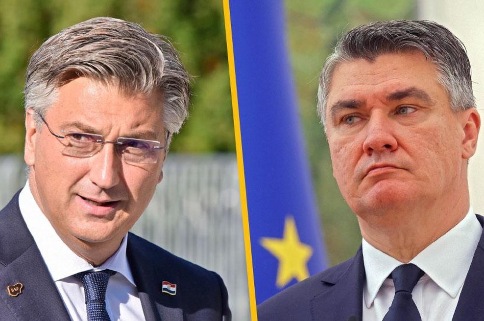 Plenković in Milanović opozorila na morebitno grožnjo: kredibilnost volitev pod vprašajem? (foto: Profimedia/fotomontaža)