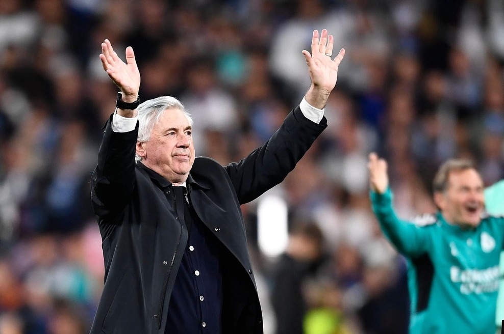Real je "rojen" za ligo prvakov: poglejte, kaj je po tekmi povedal trener Madridčanov (foto: Profimedia)
