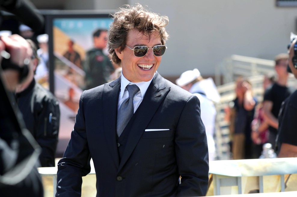 Tom Cruise OSUPNIL: na premiero novega filma Top Gun prišel V SLOGU! (foto: Profimedia)