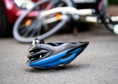 Grozljiva kolesarska nesreča v Kranju