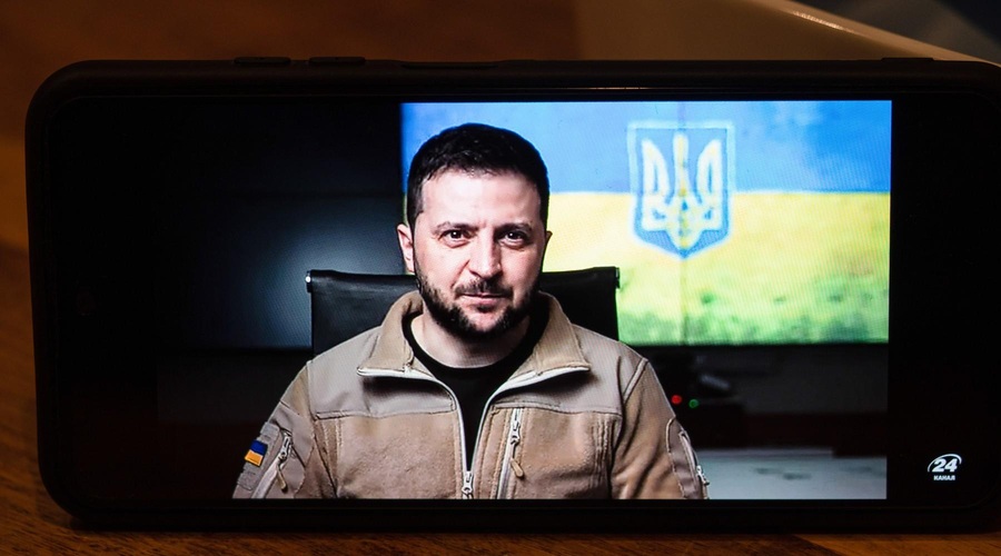 V Ukrajini so se spomnili konca druge svetovne vojne. Koga je Zelenski primerjal z nacisti? (foto: Profimedia)