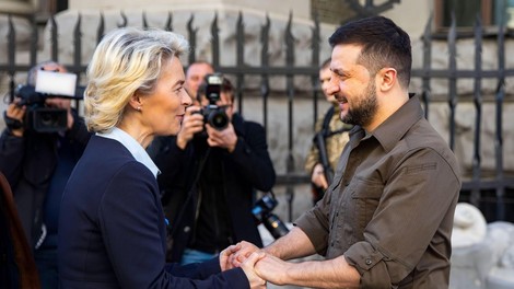 Ukrajina v Evropsko unijo prej, kot smo mislili? TO je povedala predsednica Evropske komisije