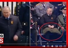 Šepa, kašlja, noge si pokriva z dekico … zaradi novih posnetkov spet govorice o Putinovem zdravju