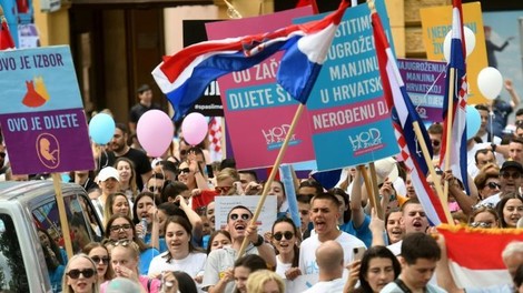 V Zagrebu pohod za življenje: župan ostro nad njihove zahteve