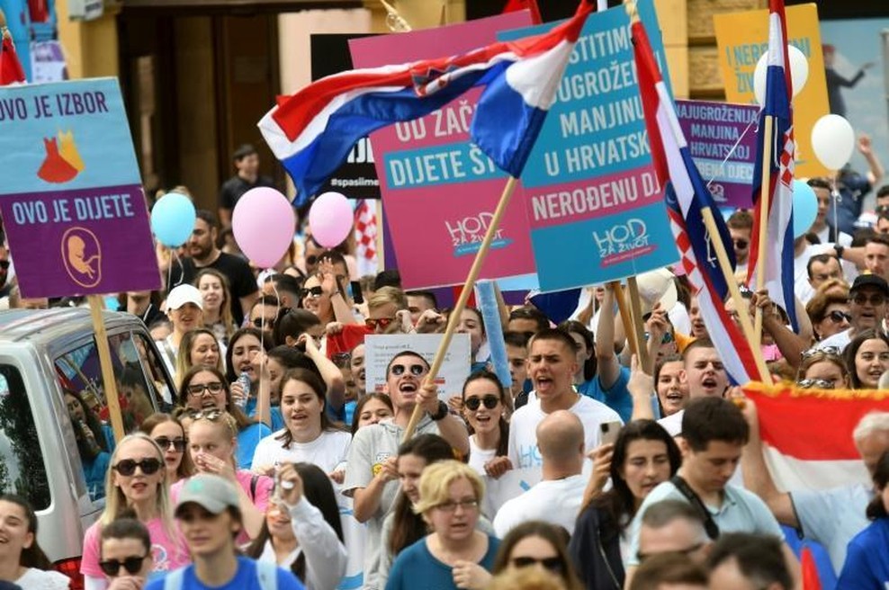 V Zagrebu pohod za življenje: župan ostro nad njihove zahteve (foto: Twitter/Le Journal Vission 2)