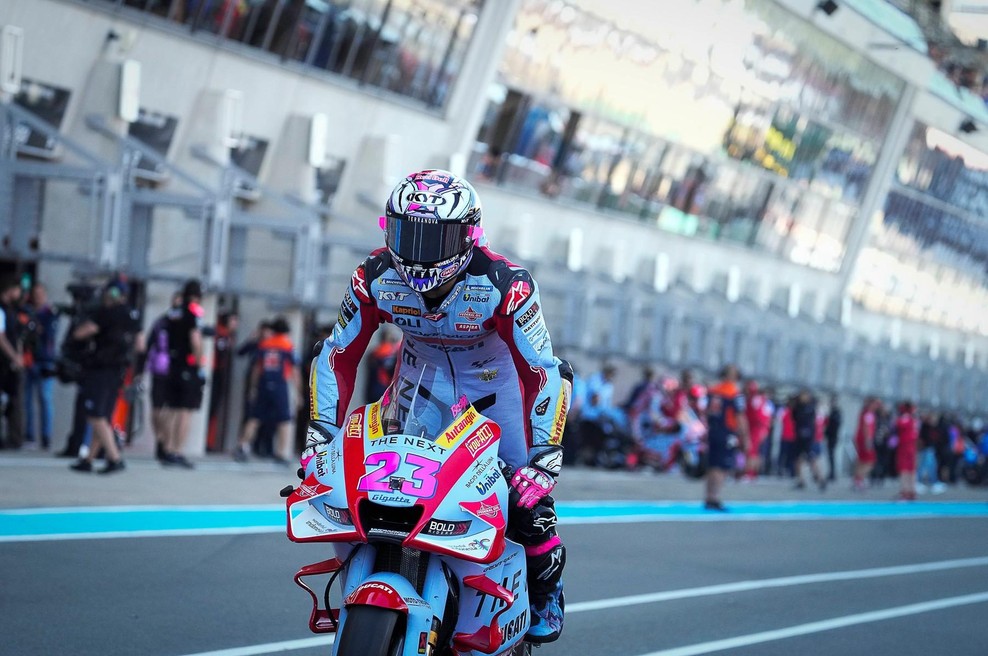 Enea Bastianini na treningu pred tekmo v Le Mansu. (foto: Profimedia)