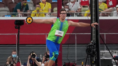 Kristjan Čeh je na zadnjih olimpijskih igrah v Tokiu za las zgrešil bron.