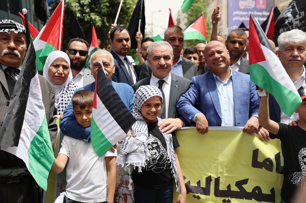 Palestinci obeležujejo obletnico nakbe (foto: Profimedia)
