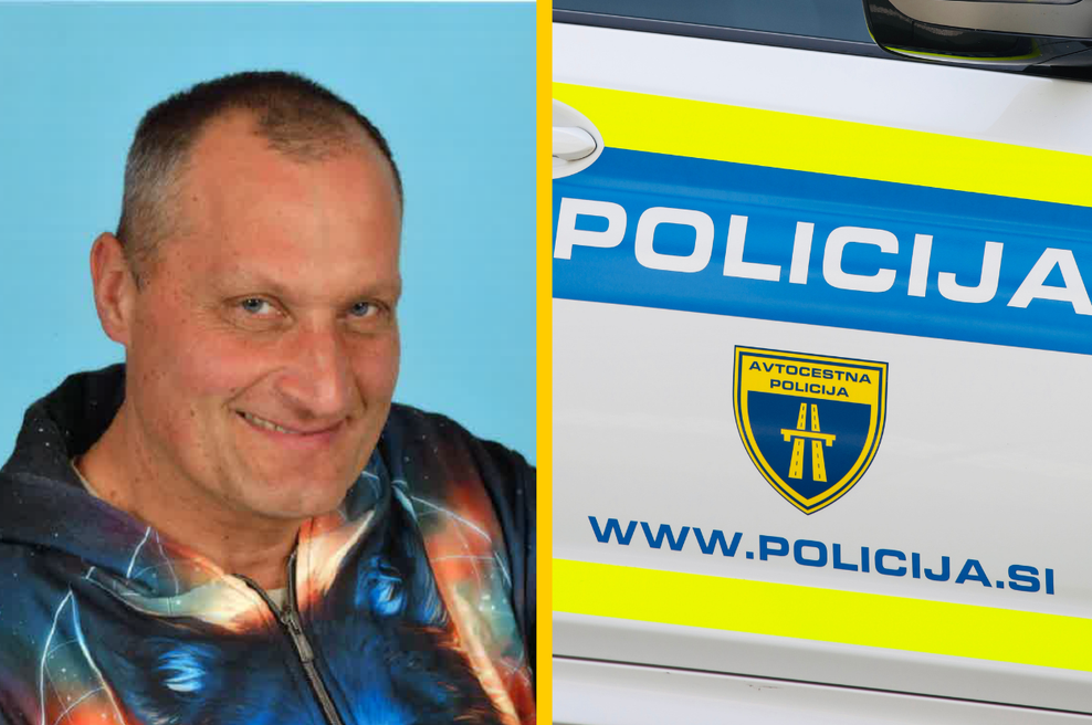 Imate podatke o pogrešanem 48-letniku? Sporočite jih policiji (foto: PU Kranj/Aleksandra Saša Prelesnik/fotomontaža)