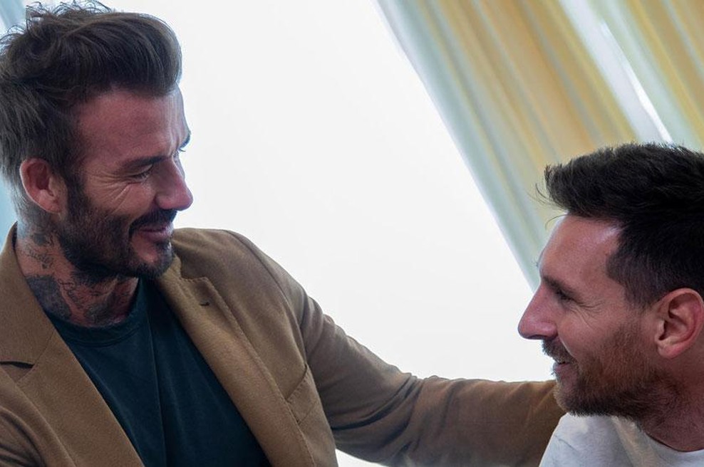 Kako bosta Messi in David Beckham sodelovala? (foto: Instagram/David Beckham)