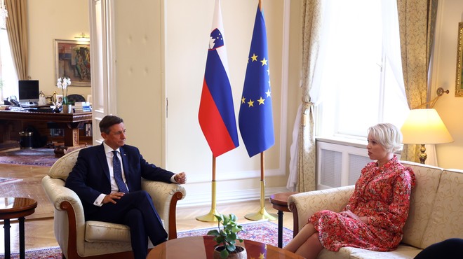Klakočar Zupančičeva in Pahor potrdila dan, ko bo znan novi mandatar (foto: Bobo)