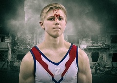 Neokusno: telovadcu zaradi tega vojaškega simbola prepoved nastopanja