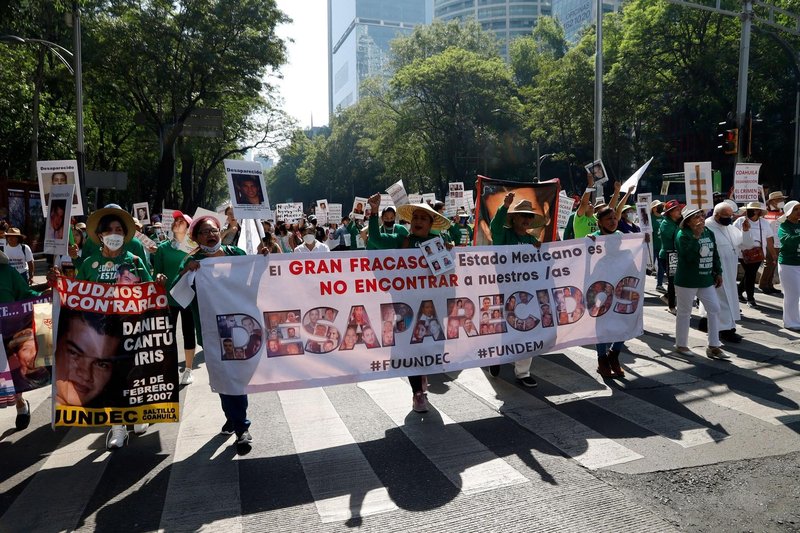 Mame pogrešanih so letos 10. maja v Mexico Cityju na demonstracijo zahtevale pravico zanje.
