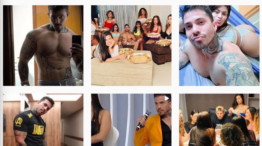 Ima kar 9 žena: »Vse hočejo imeti otroka z mano, ampak mama bo tista, ki bo prva noseča.« (foto: Arthur O Urso Instagram)