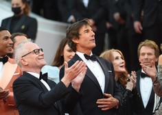 Veličasten sprejem Toma Cruisa na filmskem festivalu v Cannesu