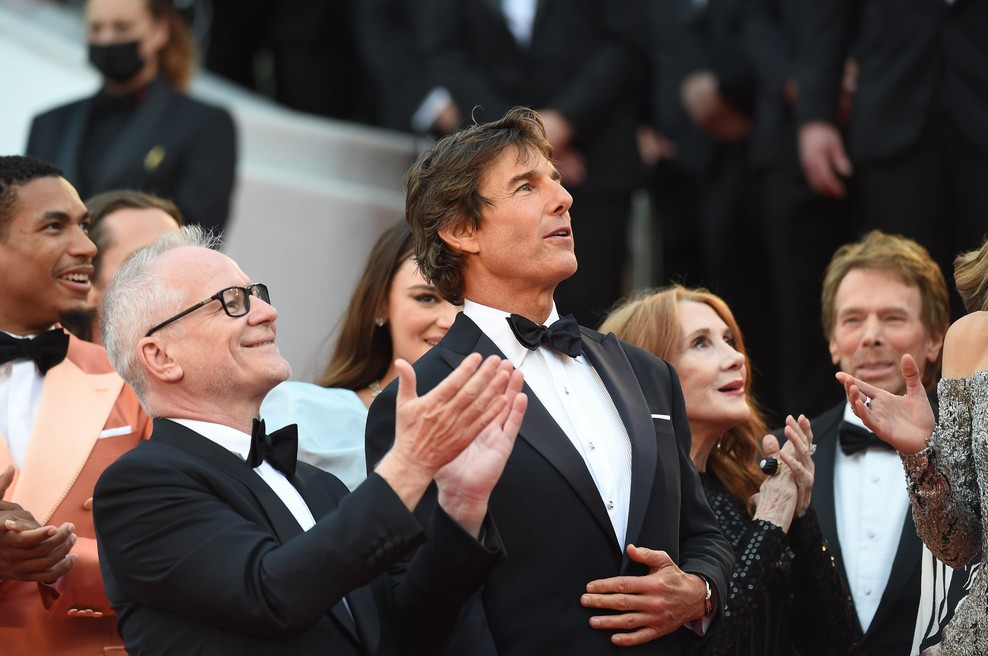 Veličasten sprejem Toma Cruisa na filmskem festivalu v Cannesu (foto: Profimedia)