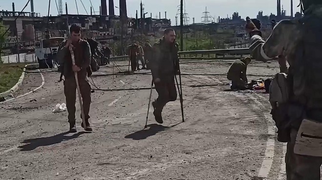 Mariupolj: ukrajinski borci dobili ukaz, naj prekinejo obrambo mesta (foto: Profimedia)