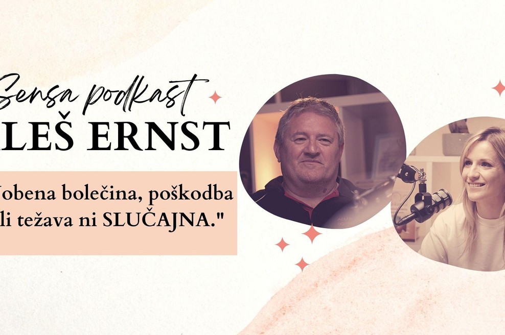 Aleš Ernst: "Nobena bolečina, poškodba ali težava ni NAKLJUČNA." (foto: Sensa)