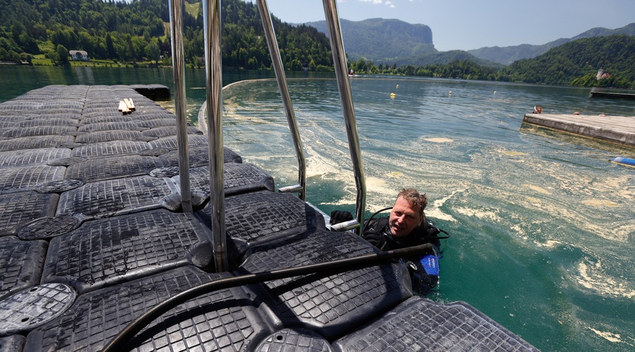 Kaj se je dogajalo na Blejskem jezeru? Toliko se jih ni še NIKOLI zbralo! (foto: Bobo)