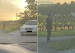 Pozor: sumljiv avtomobil se vozi po mestu in vas opazuje