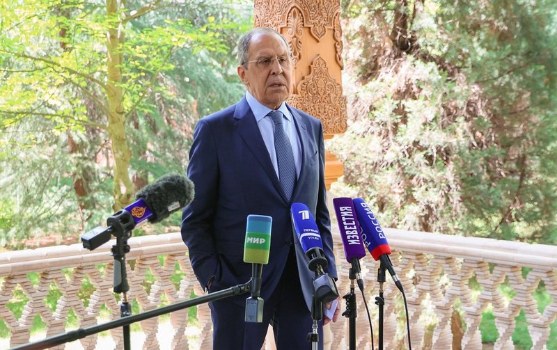 Eden najvidnejših predstavnikov kremeljskega režima,  Šef ruske diplomacije Sergej Lavrov.