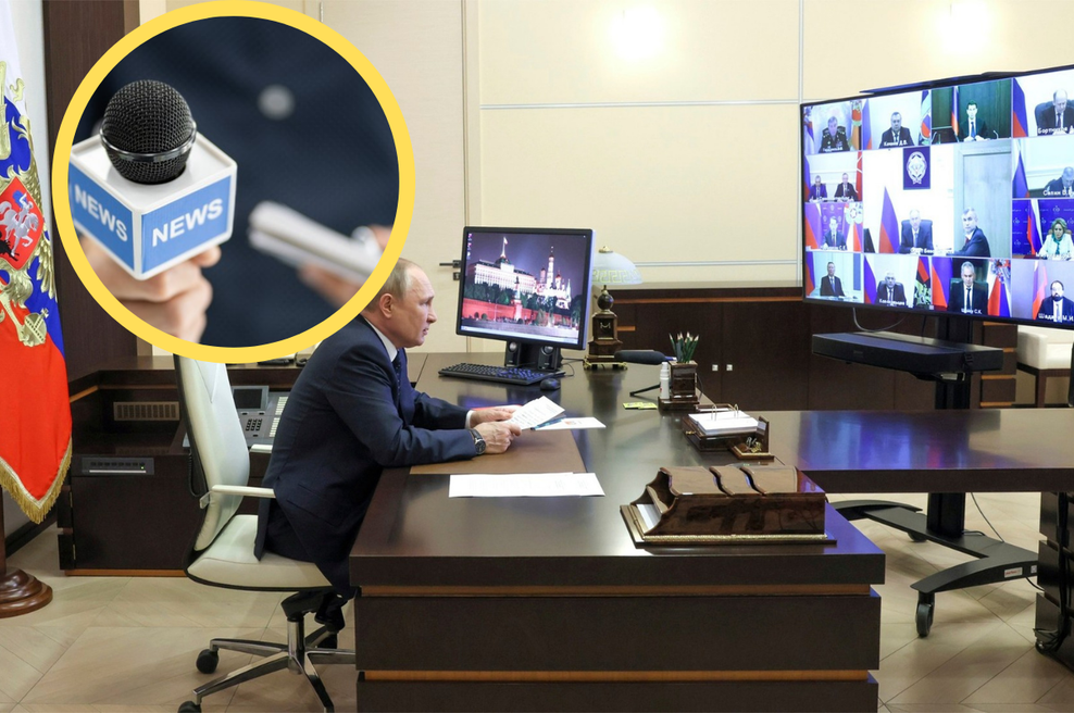 Rusija vrača udarec tujim medijem: bodo dopisniki sploh še lahko ostali? (foto: Profimedia/fotomontaža)