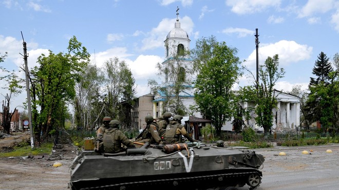 Ruska vojska v Popasni. (foto: Profimedia)