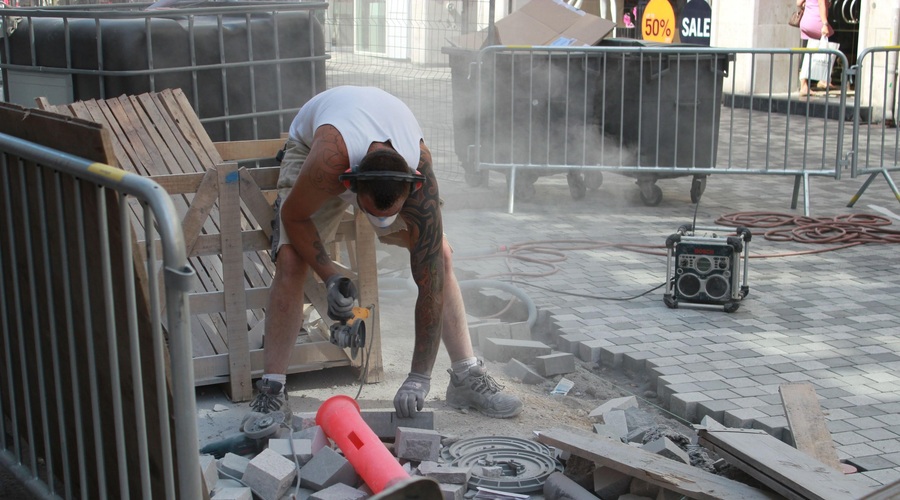 To so odkrili med gradbenimi deli v središču mesta (foto: Profimedia)