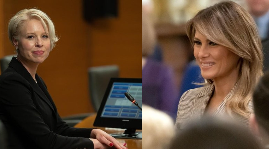 Kaj imata skupnega Urška Klakočar Zupančič in Melania Trump? (foto: Bobo/Profimedia/fotomontaža)