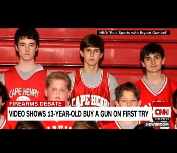 VIDEO: 13-letniku niso želeli prodati loterijske srečke, lahko pa si je kupil 22-kalibrsko puško (foto: CNN/twitter)