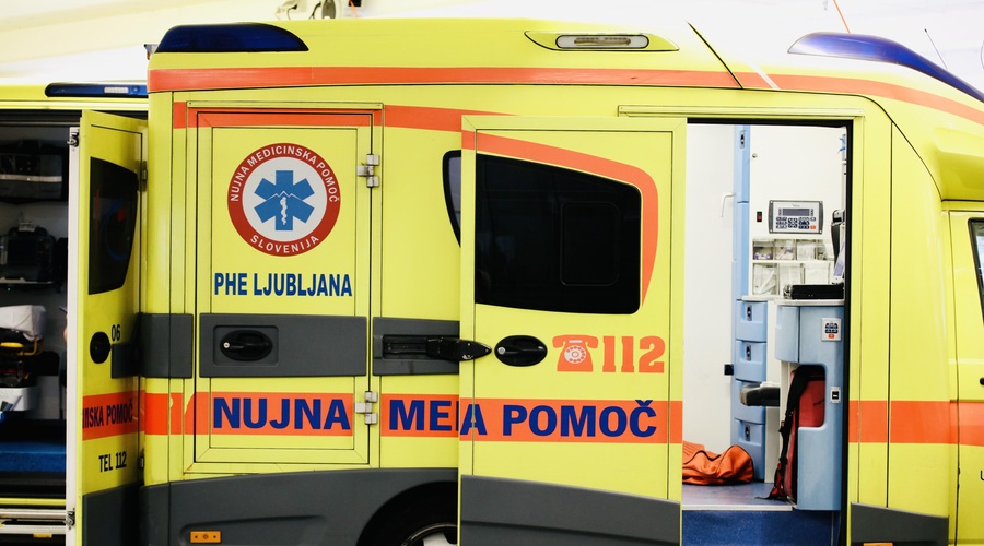 V Ljubljani se je zgodila huda prometna nesreča (foto: Aleksandra Saša Prelesnik)
