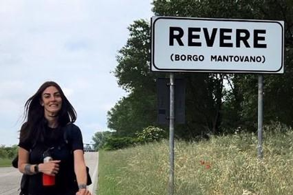 Ganljivo: žena zvezde italijanskega nogometa denar za bolnišnice zbirala s pešačenjem (foto: Instagram/Martina Maccari)