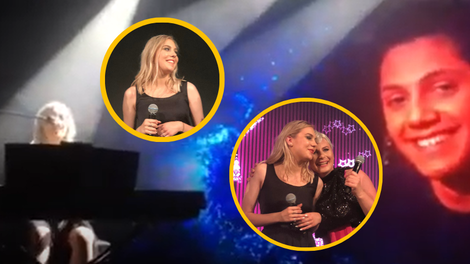 FOTO in VIDEO: Pripravite robčke! Sestra pokojnega Nejca iz Bepopa zapela njihovo pesem