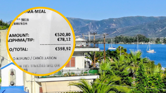 'Oropani' turistki: za kosilo in dva koktejla sta plačali skoraj 600 evrov (foto: Uredništvo/Daily Mail/fotomontaža)