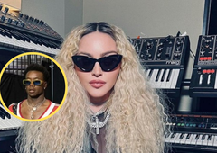 Vse oči so bile uprte vanj: Madonnin sin je na boks prišel v ženski obleki