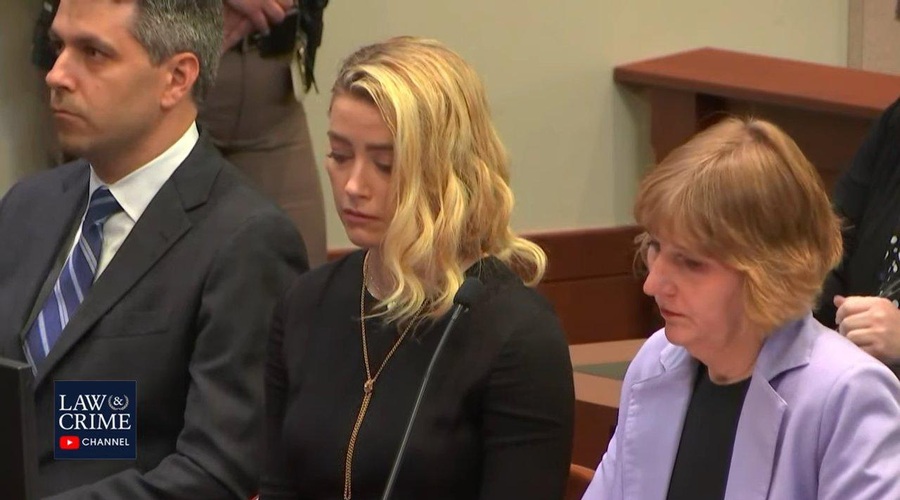 Odziv Amber Heard: "Nasilje nad ženskami se še vedno ne jemlje resno." (foto: Posnetek zaslona s sojenja)